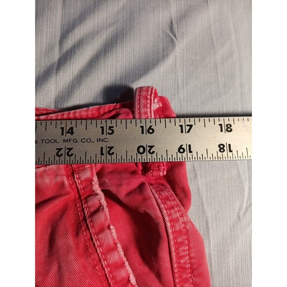 Abercrombie & Fitch Red Pants Mens W32 L32 Button Fly Slim Casual Chinos - Picture 5 of 6